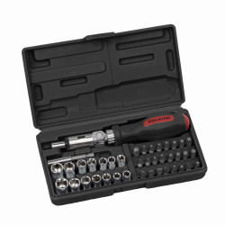 Sada šroubovák ráčnový flexibilní, 40 kusů, KRTH30101