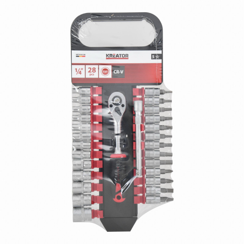 Gola sada 1/4", 28 kusů, KRTH30108