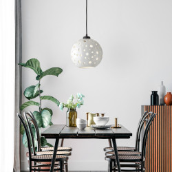 Závěsné svítidlo rustikální Bolle S, 250 mm, Ceramiche Borso