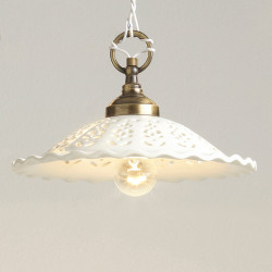 Závěsné svítidlo rustikální Merletto B, 300 mm, Ceramiche Borso