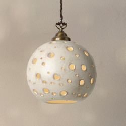 Závěsné svítidlo Moonlight 1G, 250 mm, Ceramiche Borso