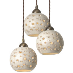 Závěsné svítidlo Moonlight, 3 x 150 mm, Ceramiche Borso