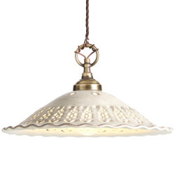 Závěsné svítidlo Merletto, 390 mm, Ceramiche Borso