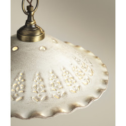 Závěsné svítidlo Merletto, 390 mm, Ceramiche Borso