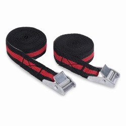 Popruh upínací se sponou, 100 kg, 2,5 m, 2 kusy, KRTH40802