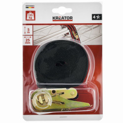 Popruh upínací s ráčnou, 135 kg, 5 m, KRTH40803