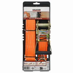 Popruh upínací s ráčnou a háky HQ, 1000 kg, 4,6 m, KRTH40808