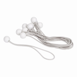 Upínací gumy s kuličkou, 4 mm, 10 kusů, KRTH40906