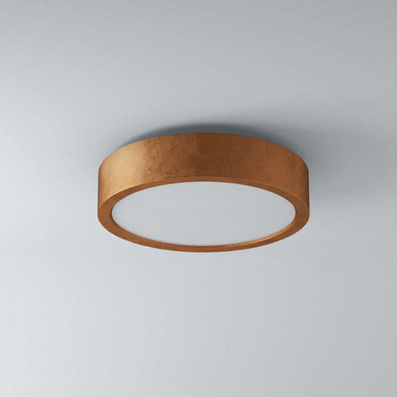 Stropní svítidlo Omega, měděná