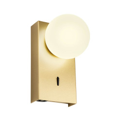 LED nástěnné svítidlo Norma, 5 W - matná zlatá