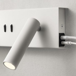 LED nástěnné svítidlo Norma, 5 + 3 W - matná bílá