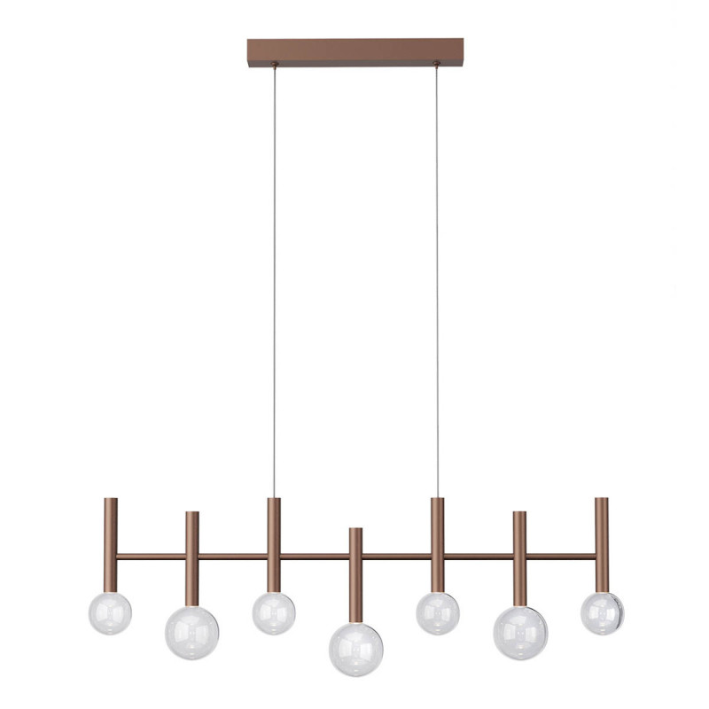 LED závěsné svítidlo Bolla, 32 W - matná kávová