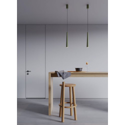 LED závěsné svítidlo Botera 400 - matná olivová