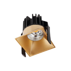 LED vestavné svítidlo XDOMINO, DM02 - matná zlatá