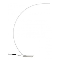 LED stojací lampa Carver - matná bílá