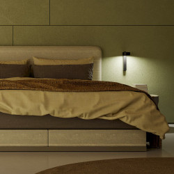 LED nástěnné svítidlo Sades - matná černá