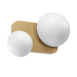 LED nástěnné svítidlo Lumien, 13,4 W - matná zlatá