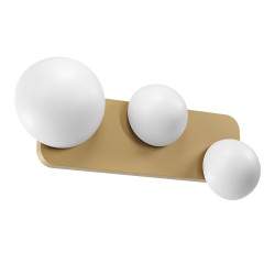 LED nástěnné svítidlo Lumien, 18 W -  matná zlatá