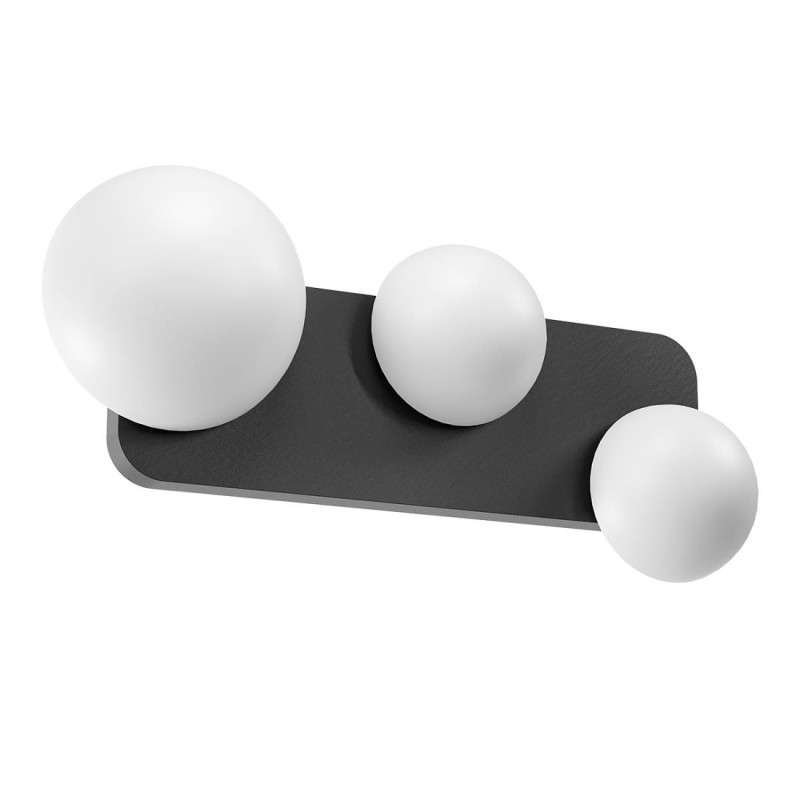 LED nástěnné svítidlo Lumien, 18 W -  matná černá