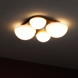 LED stropní svítidlo Lumien, 26 W - matná zlatá