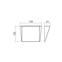 LED nástěnná svítidla Stealth, 3 W