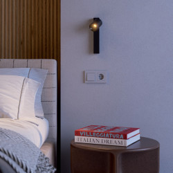 LED nástěnné svítidla Takto, 11,5 W - matná černá