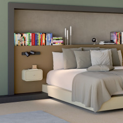 LED nástěnné svítidlo Takto, 21 W - matná černá