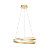 LED závěsné svítidlo Torsion, 40 W - matná zlatá