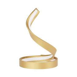 LED stolní lampa Torsion - matná zlatá