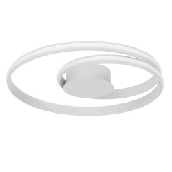 LED stropní svítidlo Torsion, 40 W - matná bílá