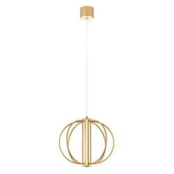 LED závěsné svítidlo Moss, 20 W - matná zlatá