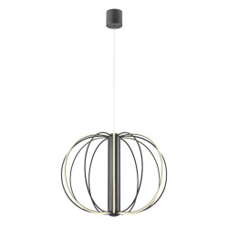 LED závěsné svítidlo Moss, 72 W - matná černá