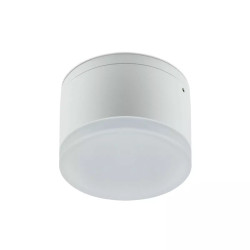 LED stropní svítidlo venkovní Akron, kulaté - matná bílá