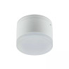 LED stropní svítidlo venkovní Akron, kulaté - matná bílá