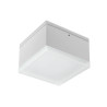 LED stropní svítidlo venkovní Akron, čtvercové - matná bílá