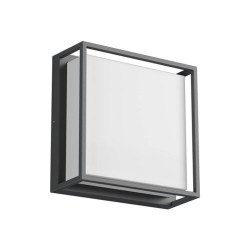LED stropní svítidlo venkovní Quadris - tmavá šedá