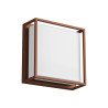 LED stropní svítidlo venkovní Quadris - corten