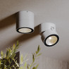 LED stropní svítidlo venkovní Shaft - matná bílá