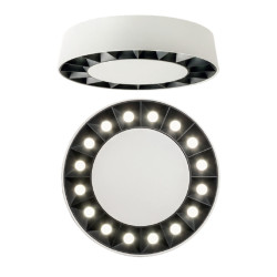 LED stropní svítidlo venkovní Oku - matná bílá