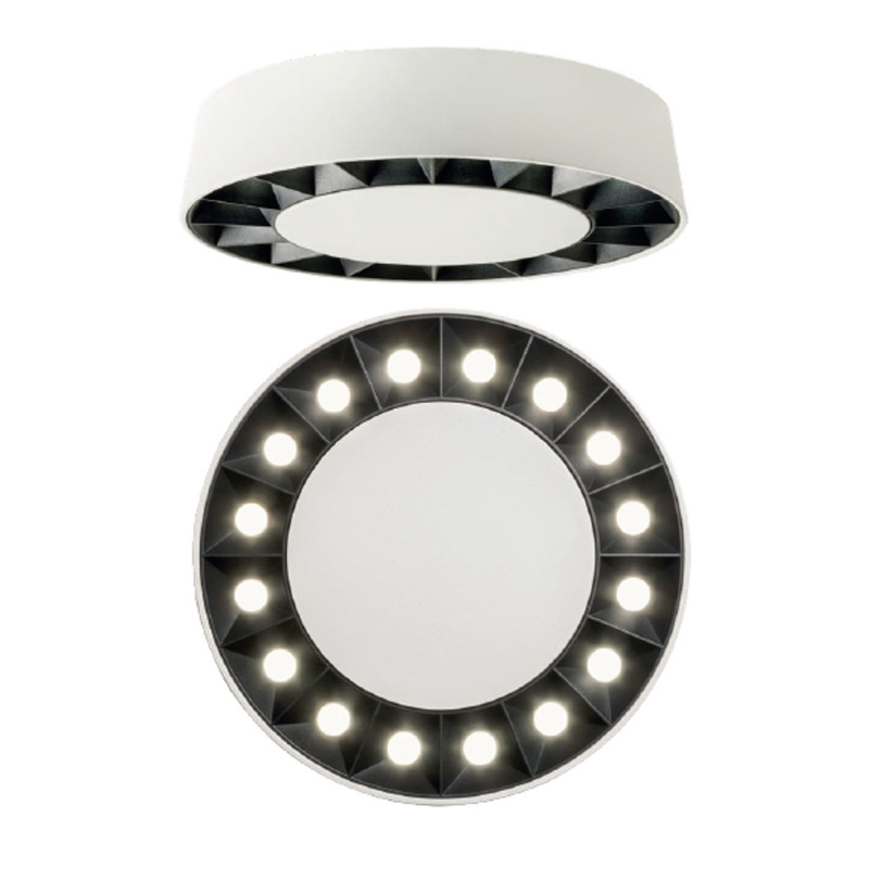 LED stropní svítidlo venkovní Oku - matná bílá