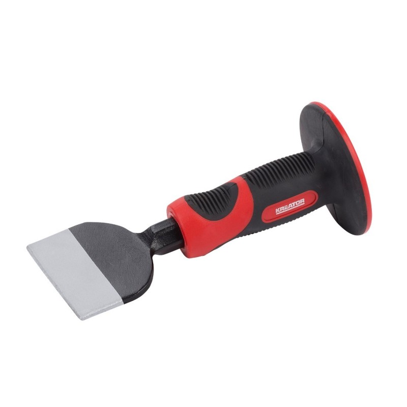 Sekáč plochý ruční s ochranou, 100 mm, Kreator Sekáč plochý ruční s ochranou, 100 mm, Kreator