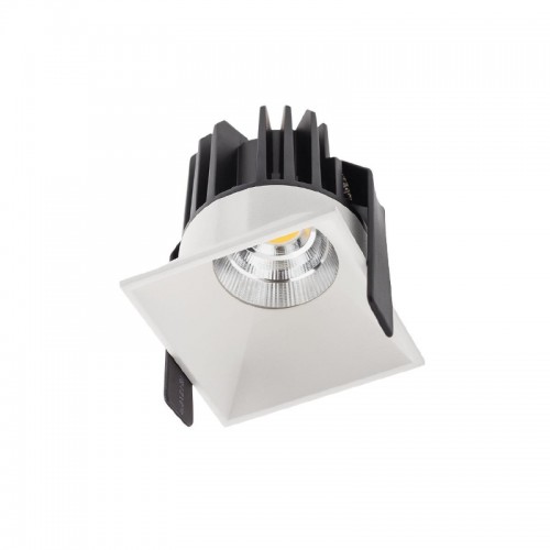 LED vestavné svítidlo XDOMINO, 15 W, pevné, čtverec, bílá