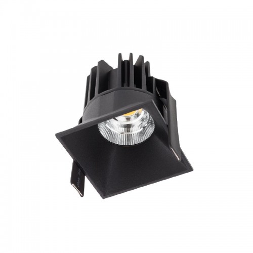 LED vestavné svítidlo XDOMINO, 15 W, pevné, čtverec, černá