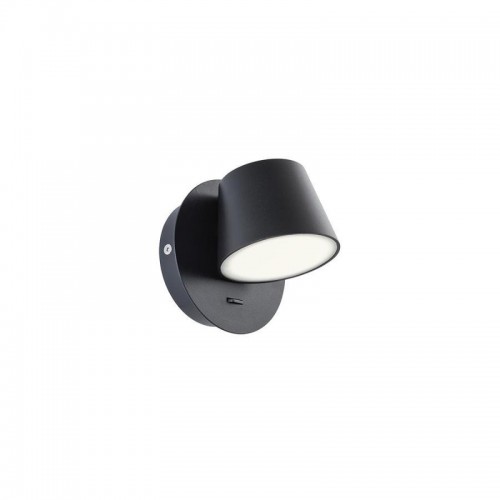 LED nástěnné svítidlo Shaker, matná černá