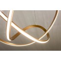 LED závěsné svítidlo Nucleo, bronz, 55 W Redo Group