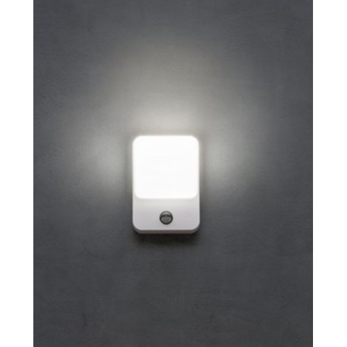LED nástěnné svítidlo Colin 90131 s čidlem pohybu venkovní Redo Group, 9W, písková bílá