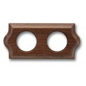 Rámeček dřevěný dvounásobný 36-802-16 ze série Venezia, sapelly