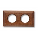 Rámeček dřevěný dvounásobný 36-812-16 ze série Venezia, sapelly