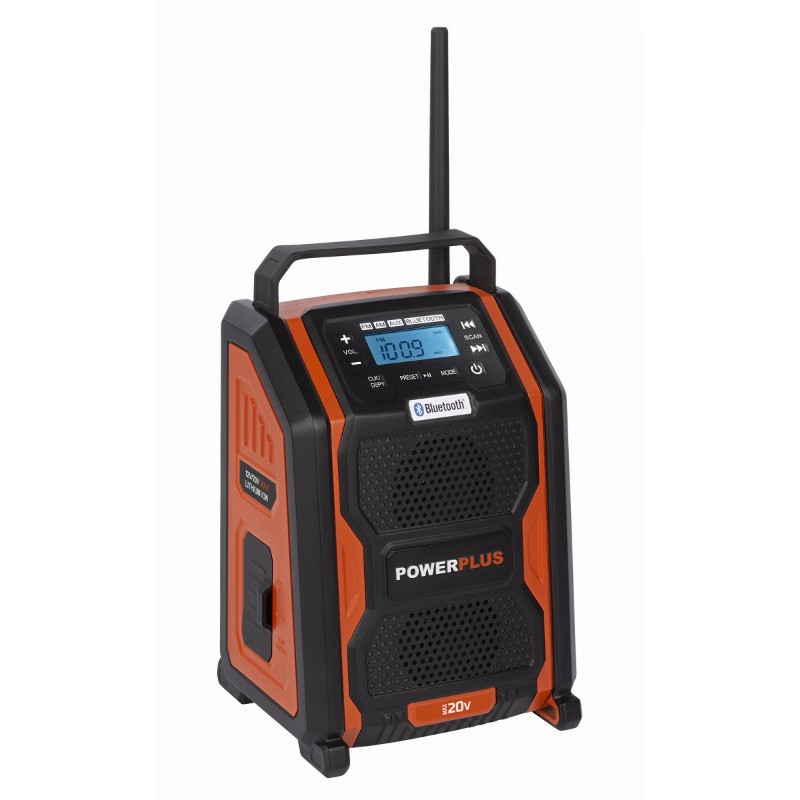 Rádio přenosné POWDP8060 akumulátorové Powerplus, bez aku