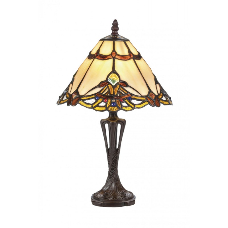 Stolní lampa Tiffany 101082+PBLM11S